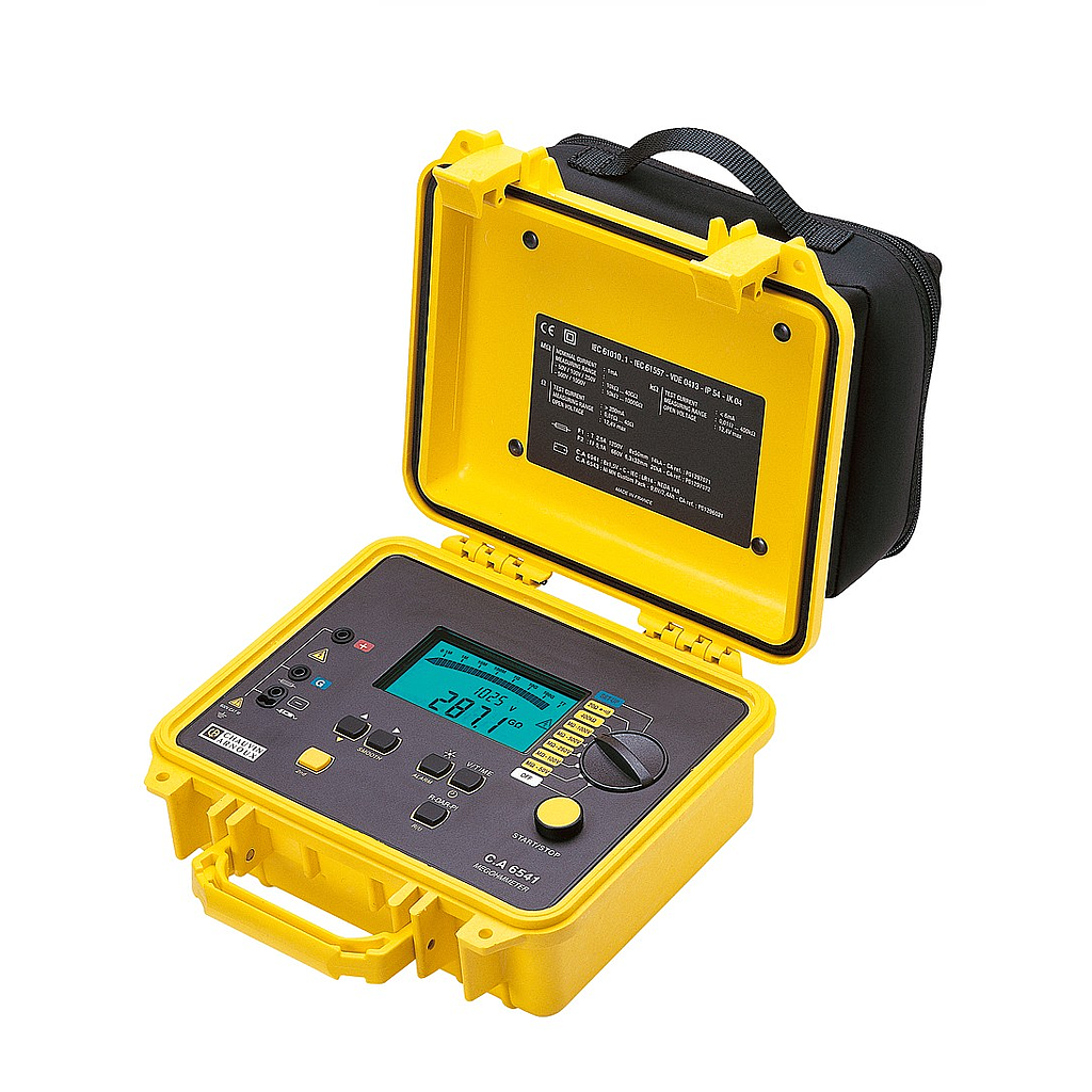 Đánh giá kỹ thuật sản phẩm: Thiết bị đo điện trở cách điện Chauvin Arnoux C.A 6541