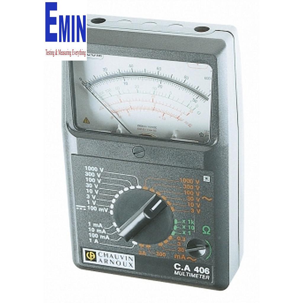 So sánh kỹ thuật giữa Đồng hồ vạn năng Chauvin Arnoux C.A 406 và Ampe kìm Chauvin Arnoux F605