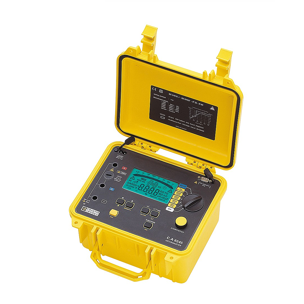 Đánh giá chuyên sâu Thiết bị đo điện trở cách Chauvin Arnoux C.A 6545