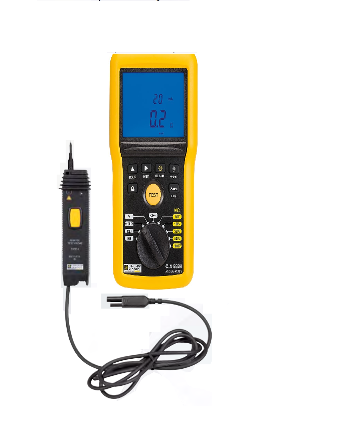 So sánh kỹ thuật: Bộ kít đo điện trở cách điện Chauvin Arnoux P01299968 và C.A 6547