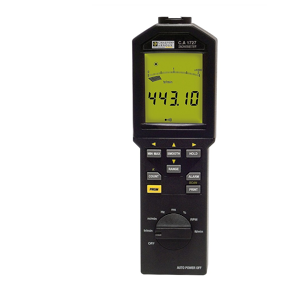 Đánh giá chuyên sâu thiết bị đo tốc độ vòng quay Chauvin Arnoux C.A 1727