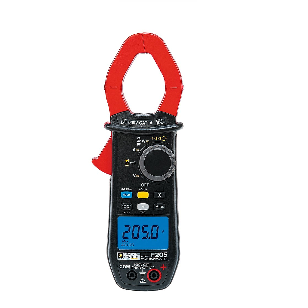 Đánh giá kỹ thuật Ampe kìm Chauvin Arnoux F205: Giải pháp đo sóng hài và công suất AC/DC