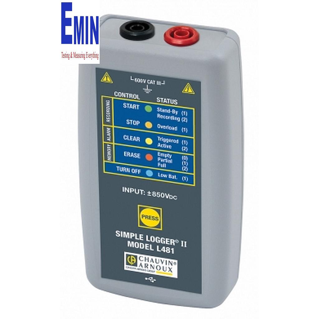 So sánh kỹ thuật máy ghi điện áp DC Chauvin Arnoux L481 và ampe kìm đo sóng hài Chauvin Arnoux F605