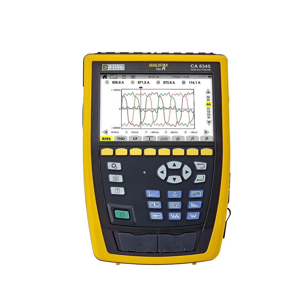 So sánh kỹ thuật sản phẩm: Máy phân tích chất lượng điện năng Chauvin Arnoux C.A 8345 và Bộ kit phân tích năng lượng lưới điện 3 pha Chauvin Arnoux C.A 8333 MA193