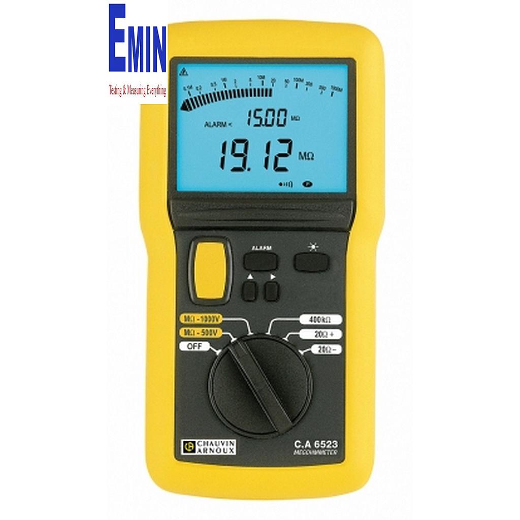 Đánh giá kỹ thuật máy đo điện trở cách điện Chauvin Arnoux C.A 6523