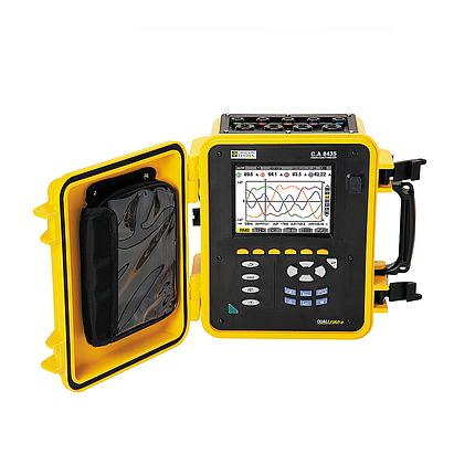 Đánh giá chuyên sâu về Máy phân tích năng lượng mạng điện 3 pha Chauvin Arnoux C.A 8435 AMP450