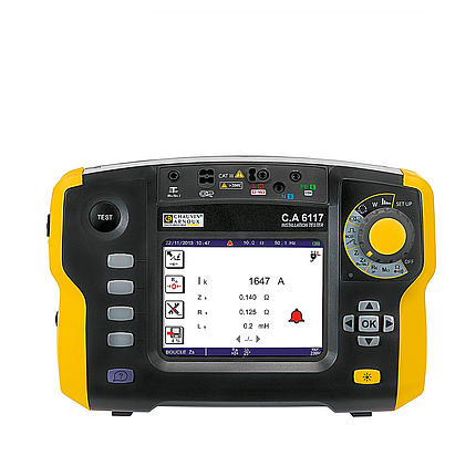 Đánh giá kỹ thuật thiết bị kiểm tra lắp đặt điện đa năng Chauvin Arnoux C.A 6117