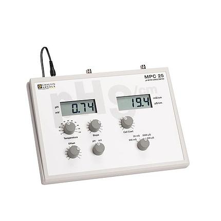 So sánh kỹ thuật: Máy đo PH, EC Chauvin Arnoux MPC25 và Đế giữ nam châm Chauvin Arnoux P01299967