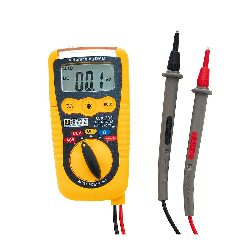 Đánh giá kỹ thuật đồng hồ vạn năng kỹ thuật số Chauvin Arnoux C.A 702 (600V)